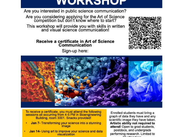 New Art of Science Workshop with Professor Marley Dewey